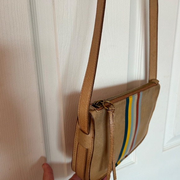 Madewell The Simple Crossbody 80s Stripe Retro Leather bag - Picture 6 of 12